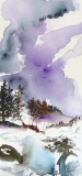 Solitude 1 ( 15x30)      70 € - Neiges