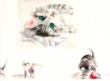 Chatonneries  (49x99)    vendu - Animaux