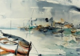 Bords de mer-1  (24x35)  120 € - Paysages