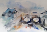 Pont sur l'Oudon1  (36x54)     150 € - Paysages