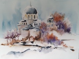 Province tranquille  (Segré 49)  (36x48)     150 € - Paysages