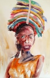 Equilibre  (49x34)     150 € - Portraits et silhouettes