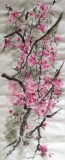 Cerisier 3 (92x35)    200 € - Aquarelles chinoises maroufflées