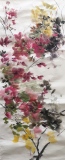 Composition (84x34)    200 € - Aquarelles chinoises maroufflées